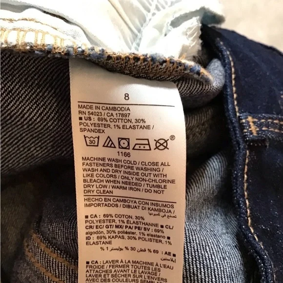 Old Navy Women's Dark Blue Jeans High Rise Wow Super Skinny Size US8 - Picture 8 of 14